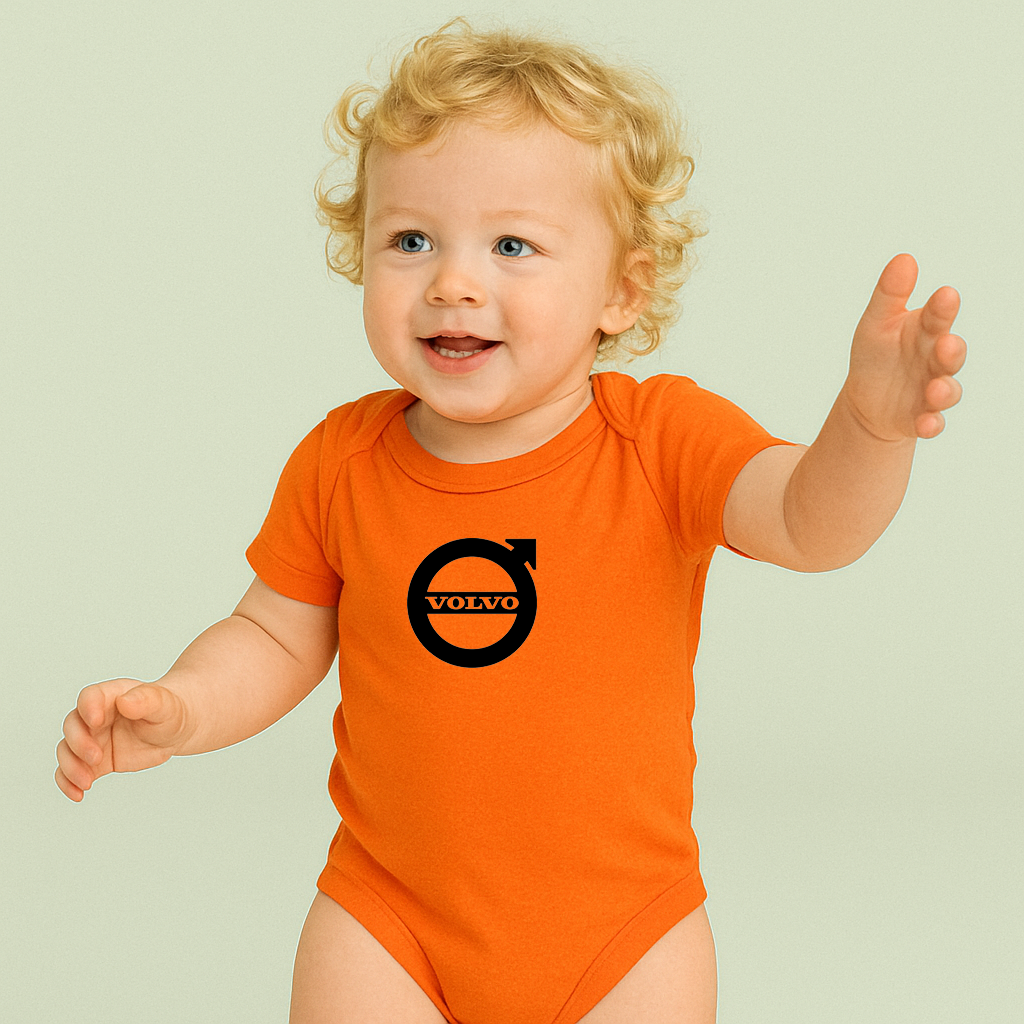 Volvo Car Baby Romper Onesie